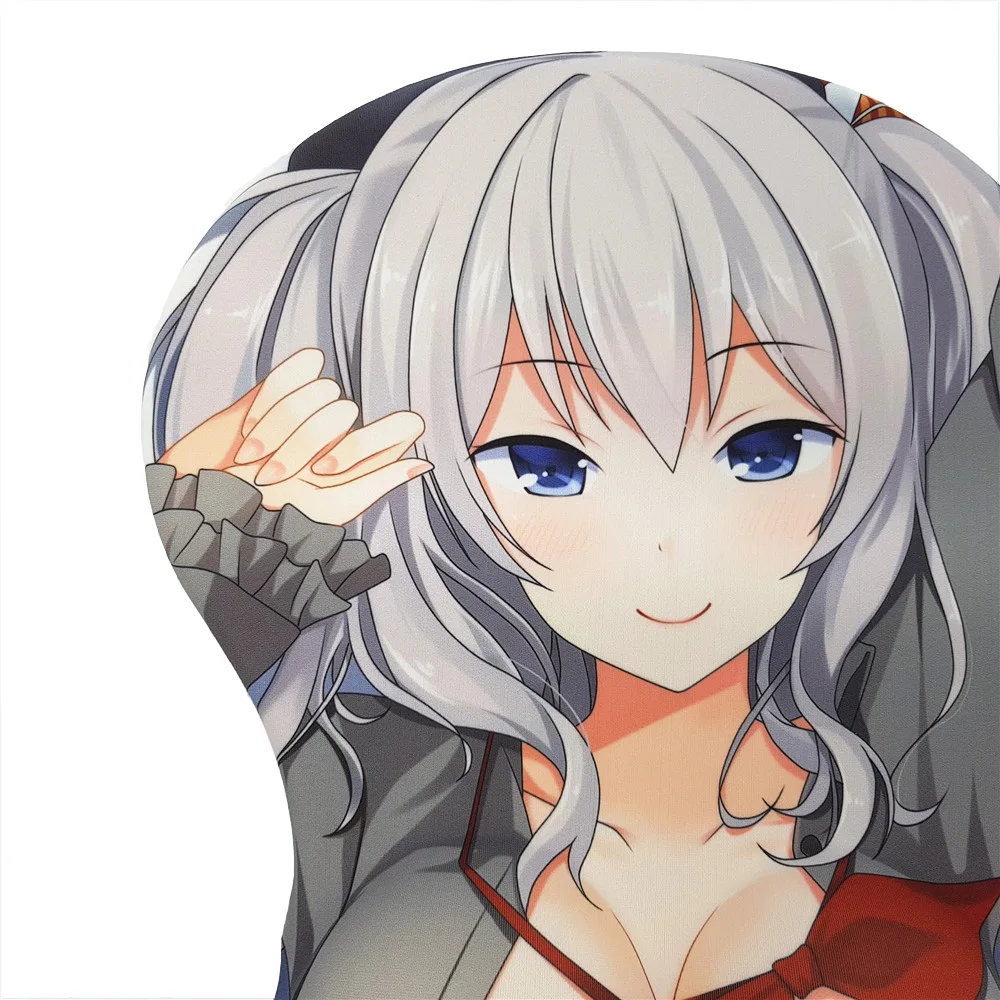 Kantai Collection-Касима аниме 3D Oppai коврик для мыши подставка запястья | Компьютеры и