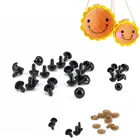 Глаза пластиковые безопасные для рукоделия, 100 шт., 5-14 мм