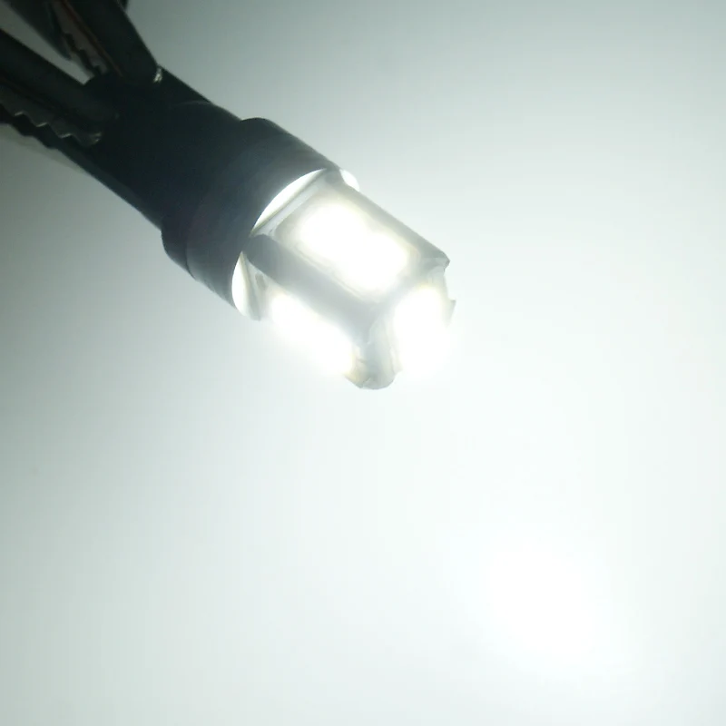 RXZ 4 шт. без ошибок T10 светодиодный W5W 10 s 3030 SMD Лампа Белый 12 в 6000 К интерьерные