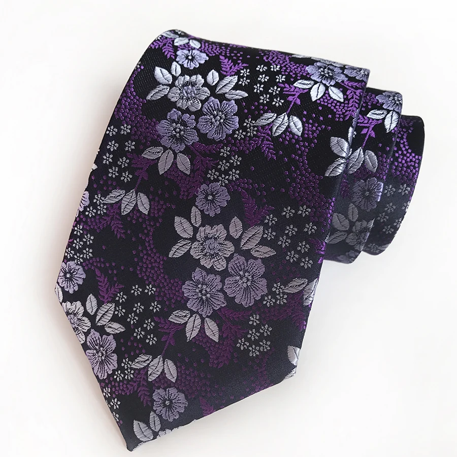Pink Color Luxury Fashion Men Floral Ties Unique Woven Necktie Gravata for Wedding Party | Аксессуары для одежды