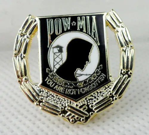 Военнослужащий армия США POW MIA военноамериканский армейский колпак значок на