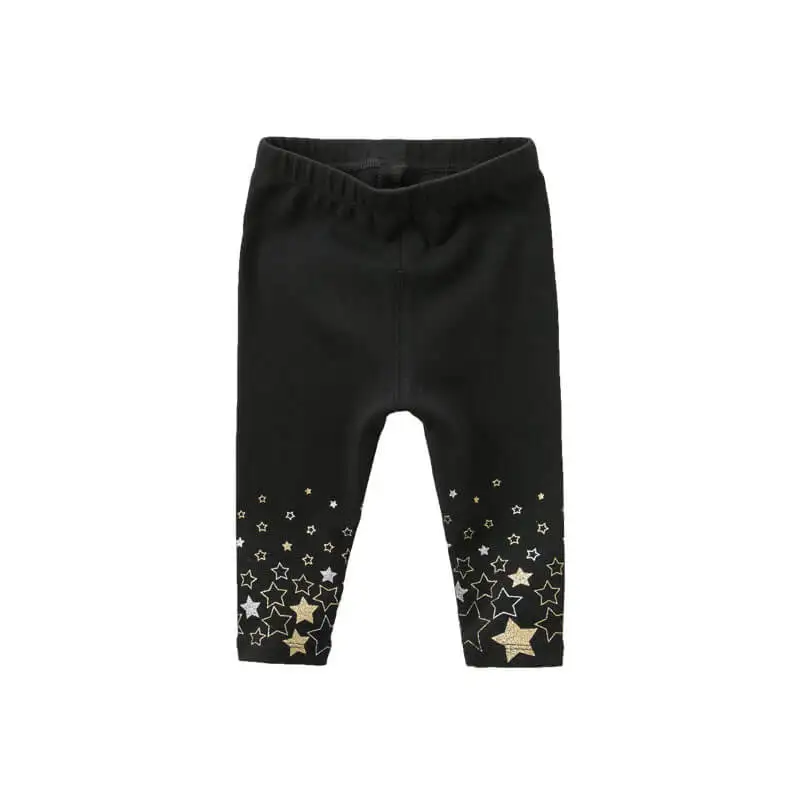 Черный DB8527 dave bella autumn baby girls clothes children full length kids pants infant toddler trousers - Цвет: Черный