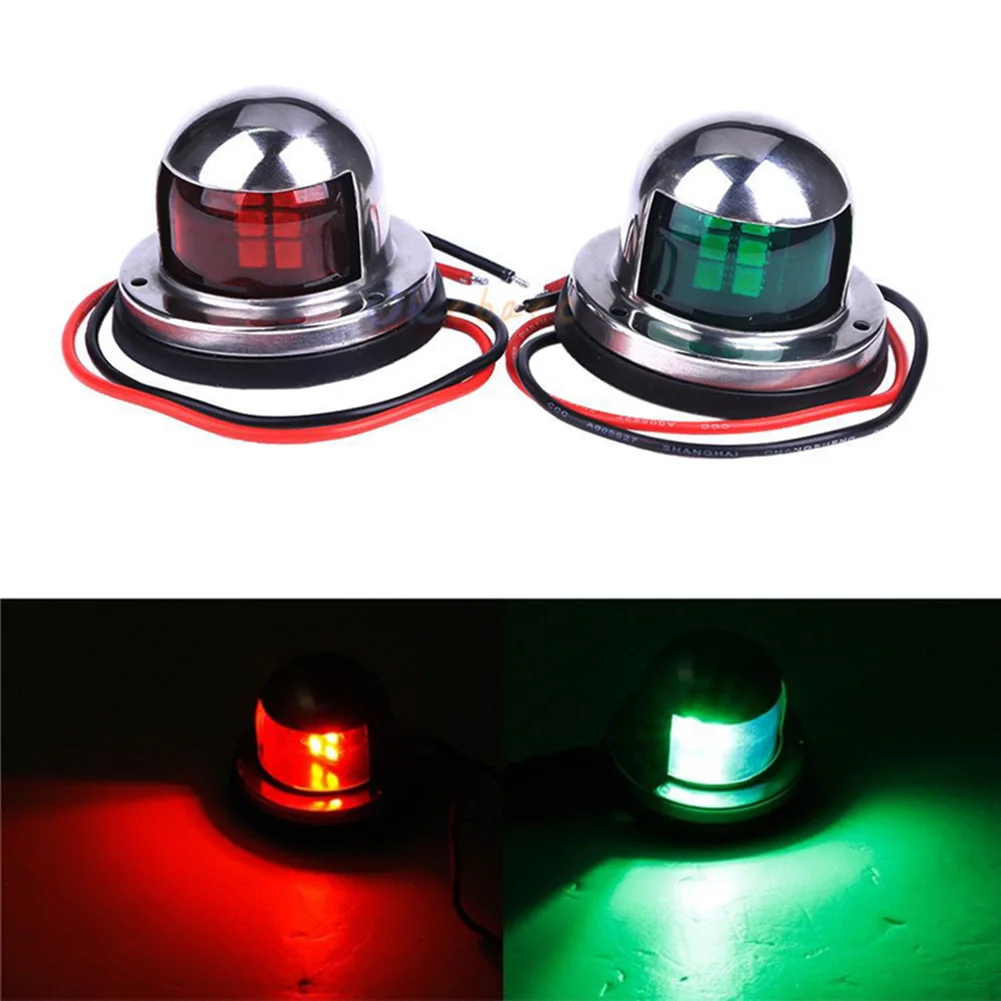 12V сигнал Нержавеющая сталь аксессуары светодиодный бант навигационные