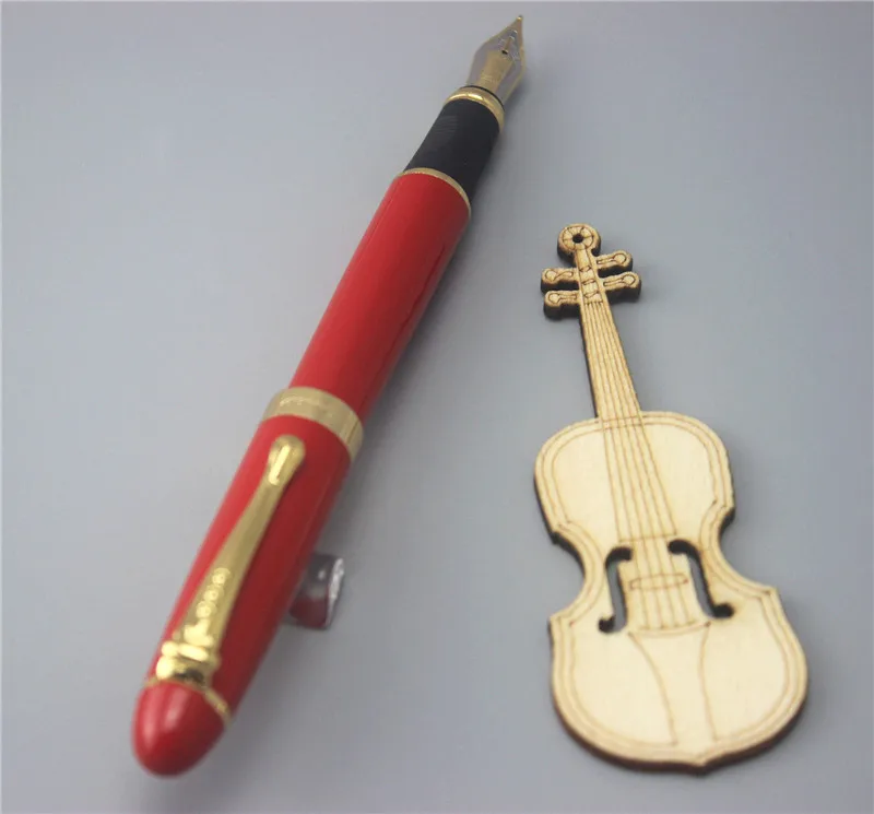 Новинка X450 тонкая темно-красная поворотная ручка-перьевая ручка средней длины