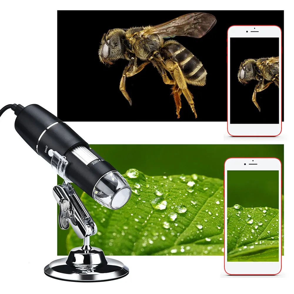 Электронный микроскоп Прочный USB wifi компьютеры проверка водонепроницаемый видео