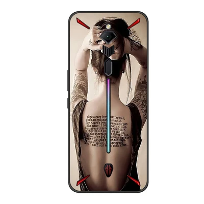 Красивый чехол для Nubia Red magic 3 Мягкая силиконовая задняя крышка для Nubia Redmagic3 чехол для телефона Redmagic 3 NX629J корпус TPU бампер - Цвет: A7