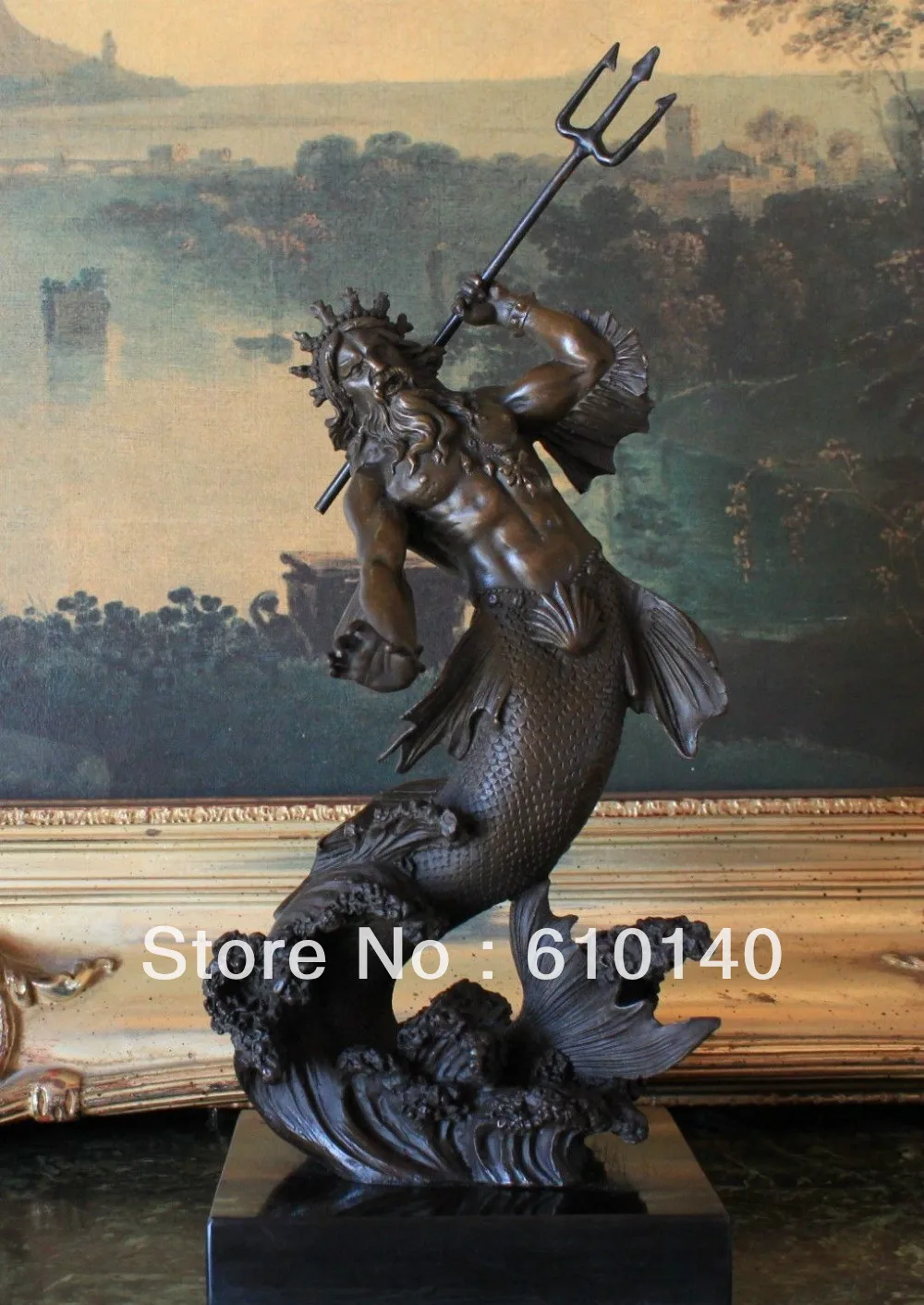 Статуя Из бронзового мрамора греческий бог морской дайвер|statue antique|marble statuemarble lion