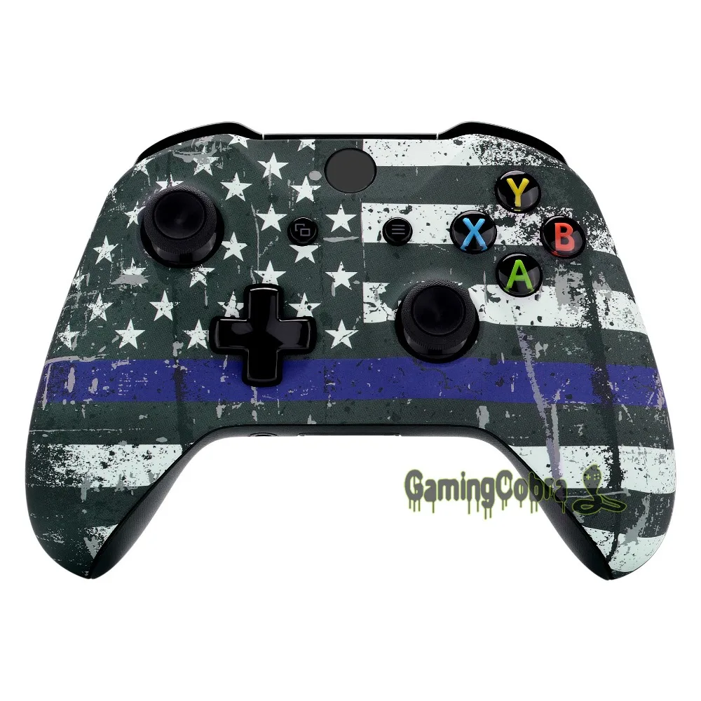 Тонкий корпус с синим флагом США рисунком отверткой для контроллера Xbox One X S # SXOFT30X