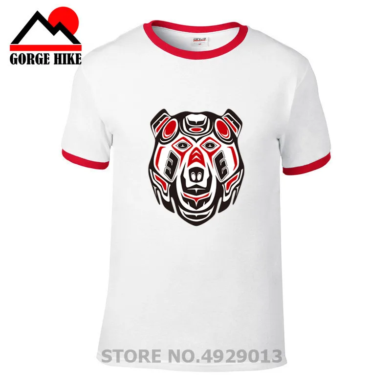 Мужская футболка смешного стиля с принтом в виде животных Haida Spirit haida Crab