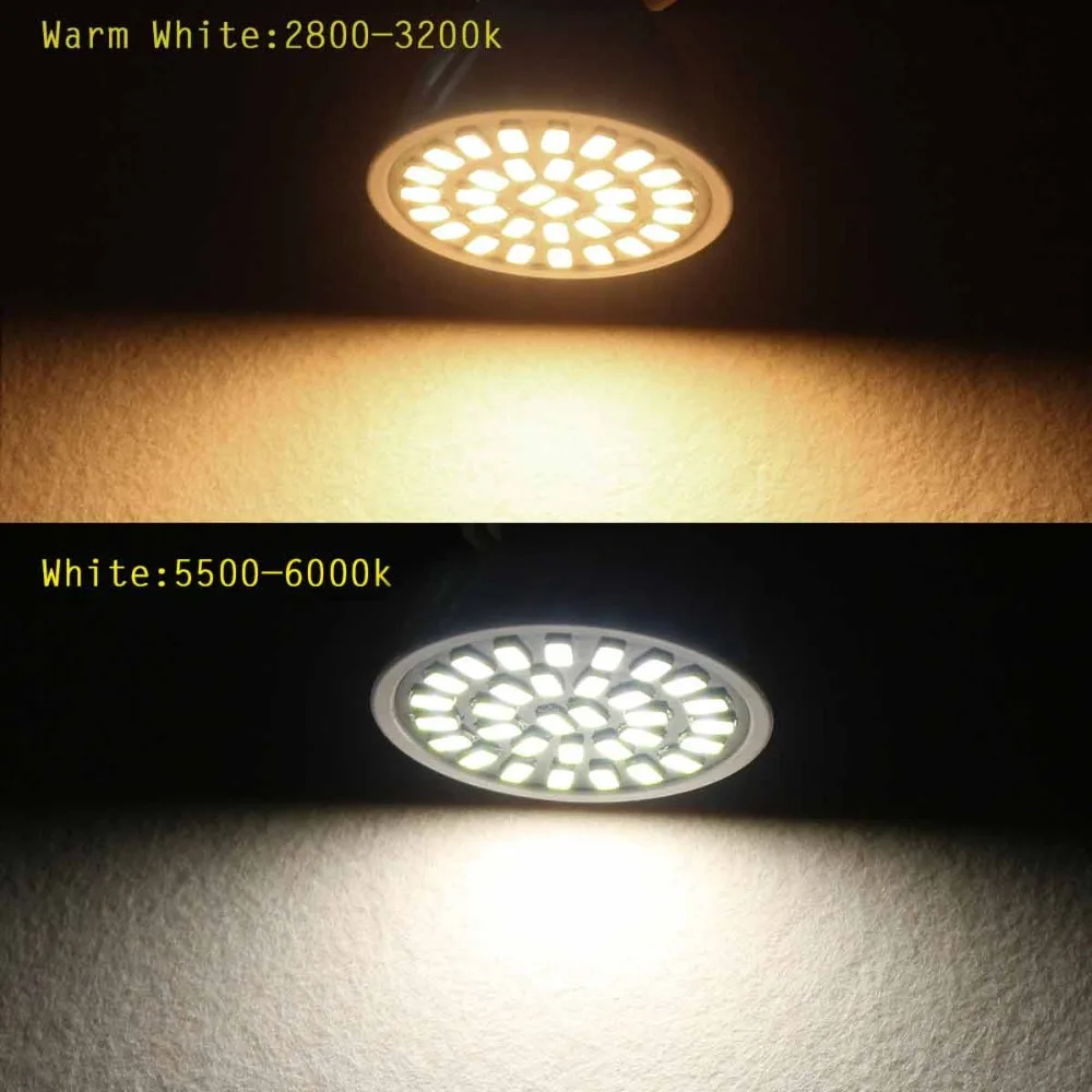 Светодиодная лампа GU10 MR16 GU5.3 E27 220 в 110 В 5733 SMD GU 10 прожектор Bombillas светодиоды Lamparas