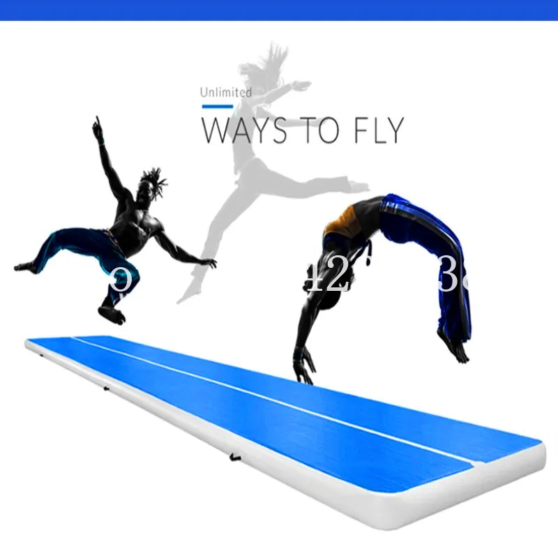 Купить Бесплатная доставка 6x1x0,2 м надувной воздушный трек коврик для продажи по Заводской Цене китайский батут надувная воздушная дорожка