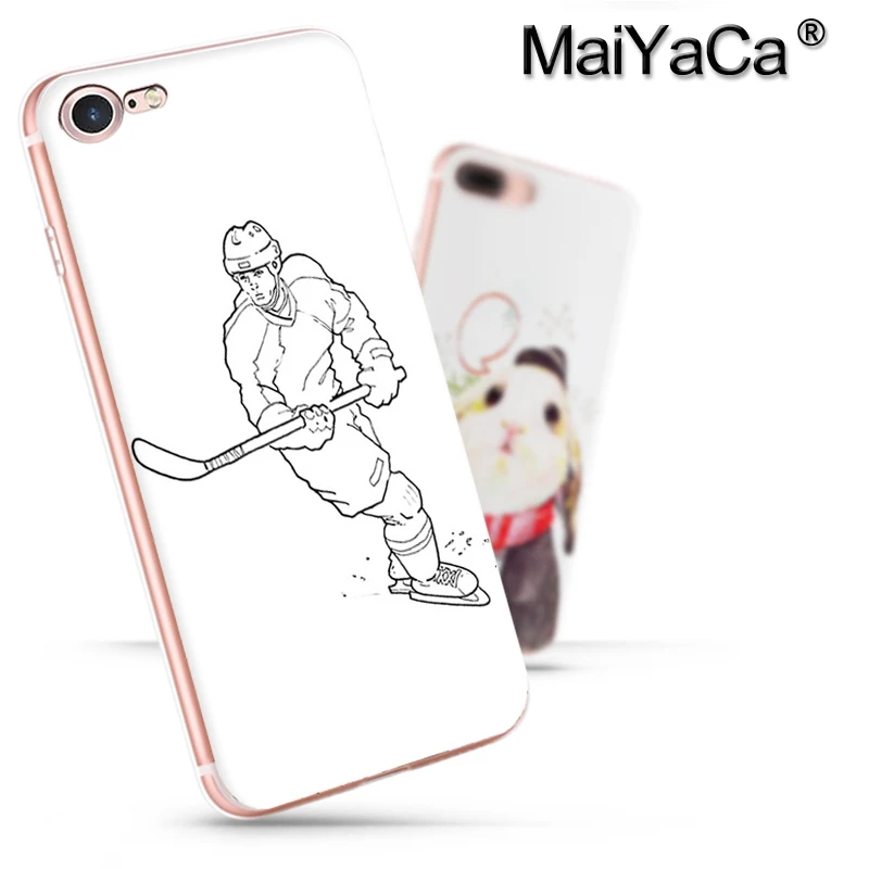 MaiYaCa Хоккей мама на продажу! Роскошный крутой прозрачный мягкий чехол для телефона iPhone 8 7 6S Plus X XS XR 5S SE 11 11pro max чехол