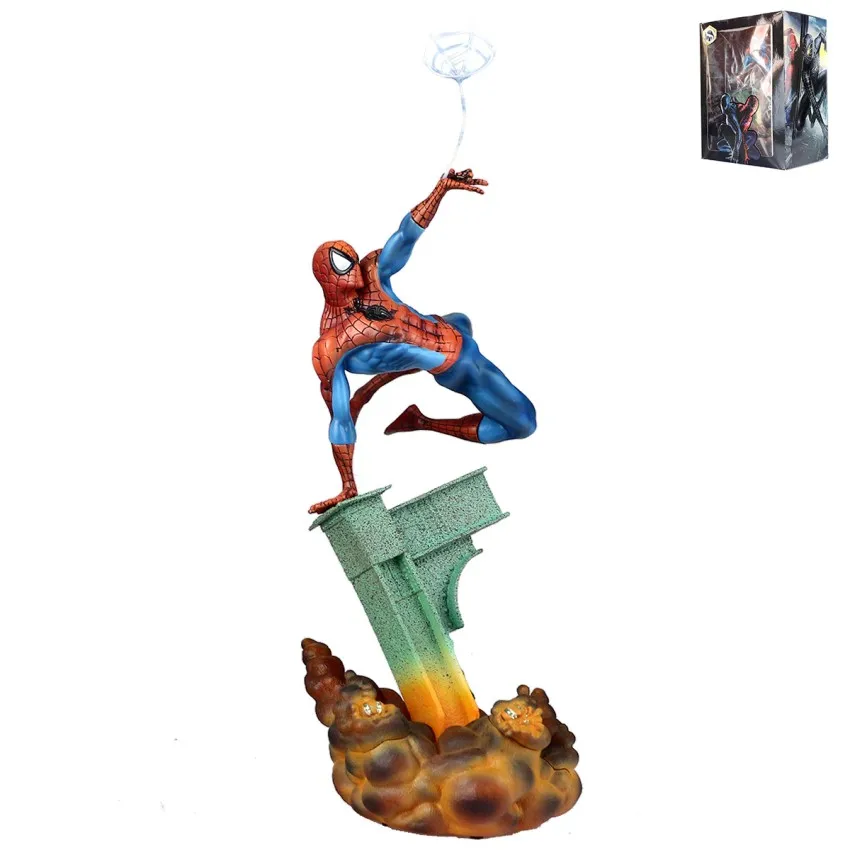 Фильм Человек-паук веб-супер герой статуя ПВХ фигурку Модель игрушки