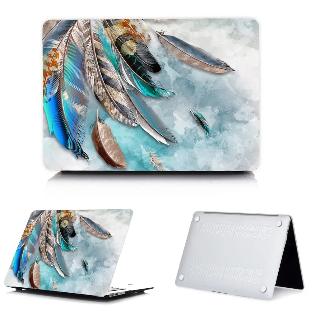 yumao002 Чехол для ноутбука Macbook Air Pro retina 11 12 13,3 15 Pro 13 A1706 A1989 A2159 сенсорная панель для MacBook Touch ID Air 13 A1932 оболочка - Цвет: yumao002