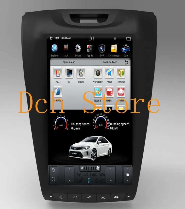 11 6 ''вертикальный tesla стиль Android 8 1 автомобильный dvd плеер gps навигация радио для