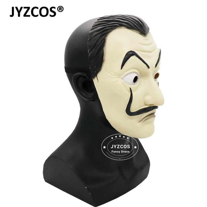 Мужская маска для Хэллоуина JYZCOS La Casa De Papel Salvador Dali карнавальные маски взрослых