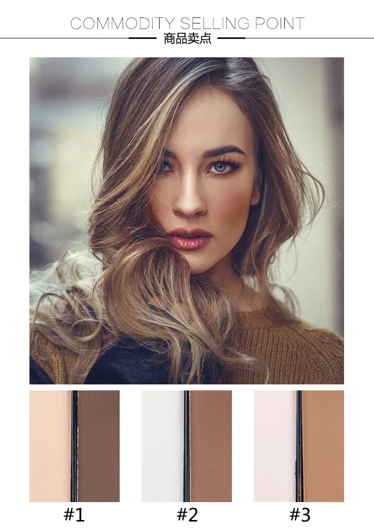 2 вида цветов отбеливающая хайлайтер бронзатор основа палитра водостойкая