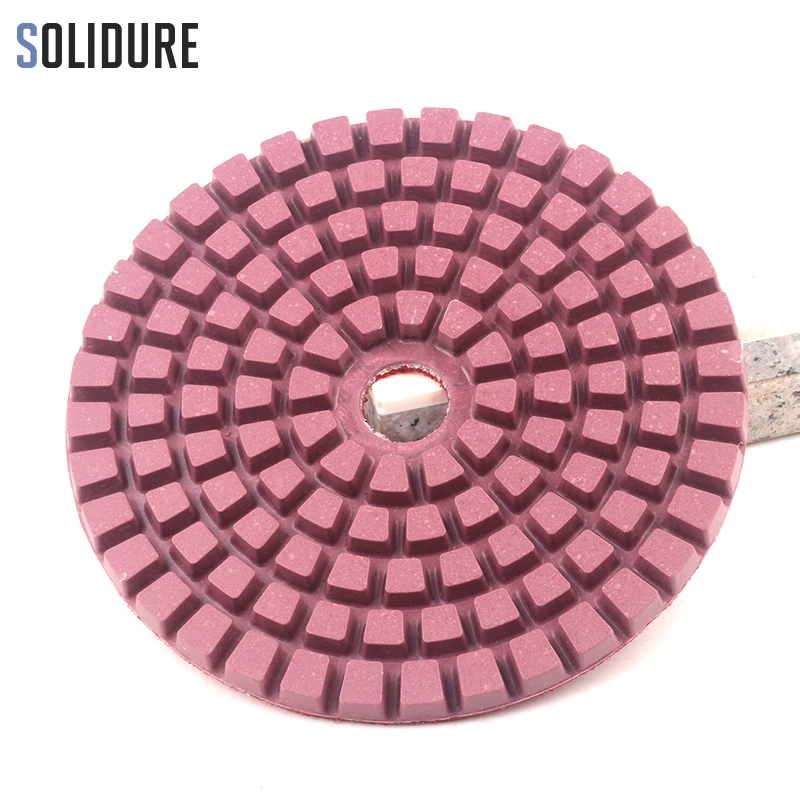 

2pcs/set 10 inch 250mm diamond wet polishing pads for polishing surface of stone match with manual machine