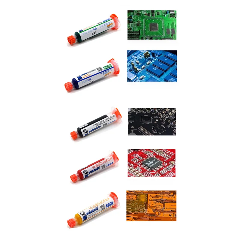 10CC UV Curing Solder Mask Ink flux Welding oil Repair For Mobile Phone PCB Circuit Board Layer Peeling or local damage | Мобильные