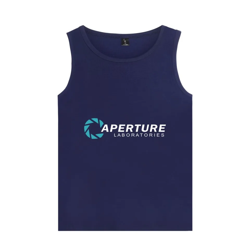 Мужские летние майки Aperture Science Games модные хлопковые майки|fashion tank top men|tank menmen summer vest