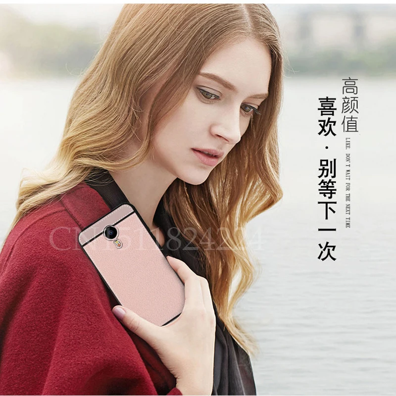 Cover For Meizu M3 Note Case Luxury Leather Texture Soft TPU Cases M681H M681M M681Q L381H L681H 5.5&quot note |