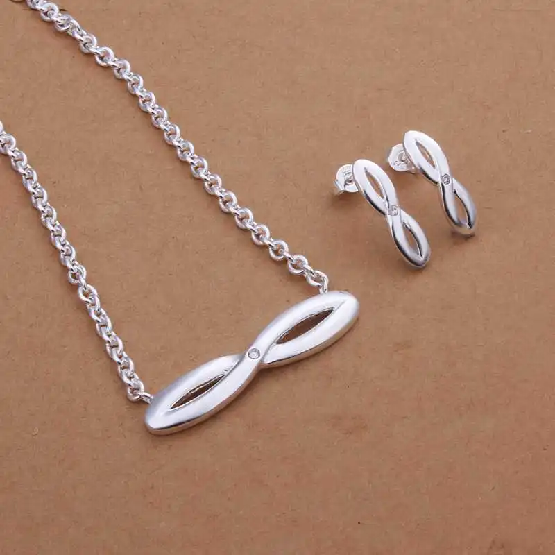 Бесплатная доставка 925 стерлингового серебра ювелирные изделия прекрасно мода