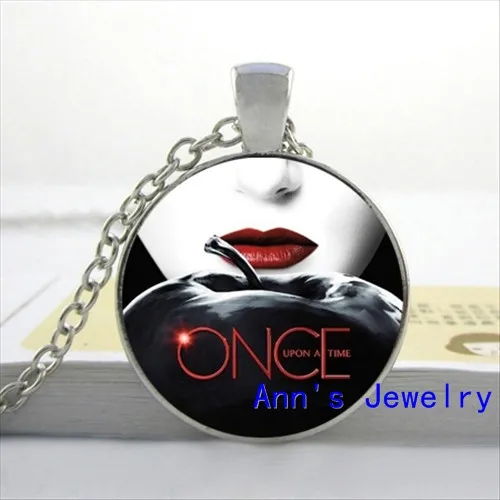 Новое ожерелье Once upon a Time Ювелирное стекло кабошон ожерелье кулон HZ1