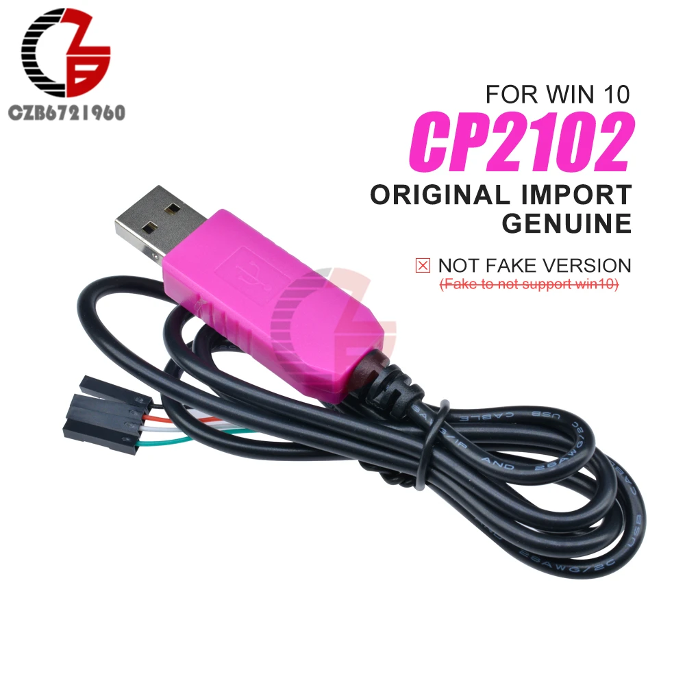 Фото Оригинальный 1 м CP2102 USB к TTL последовательный кабель СКАЧАТЬ консоль отладки Оригинальный 1 м CP2102 USB к TTL последовательный кабель СКАЧАТЬ консоль отладки
