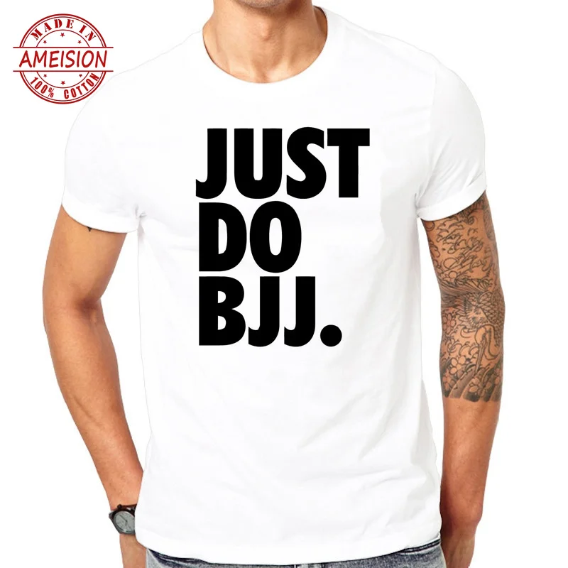 Just Do Bjj бразильские джиу джитсу популярные футболки для парней 2019 рубашка с