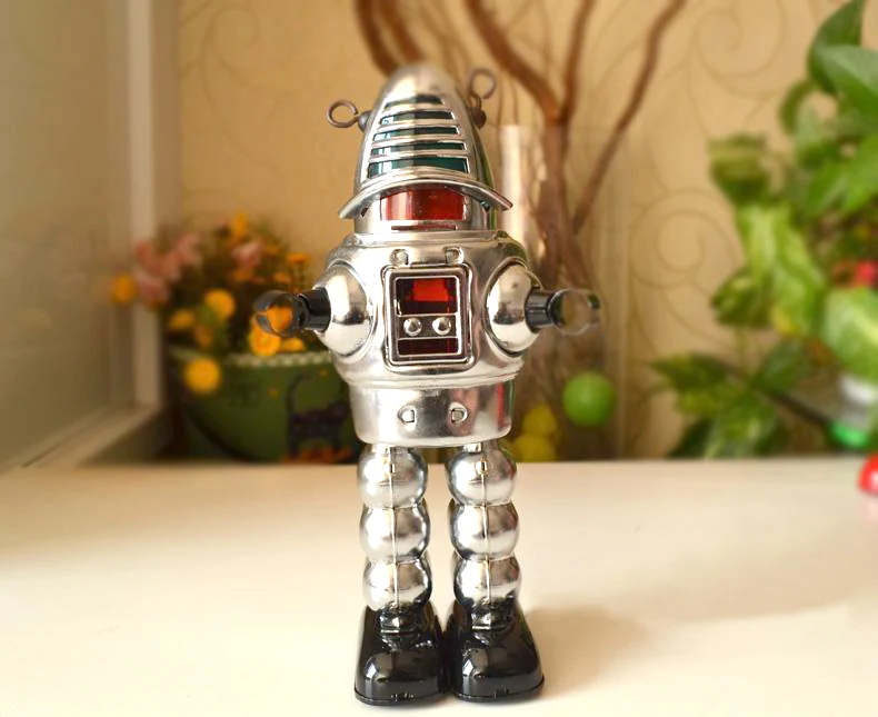 Классический ретро оловянные игрушки Robbie редкая коллекция заводных