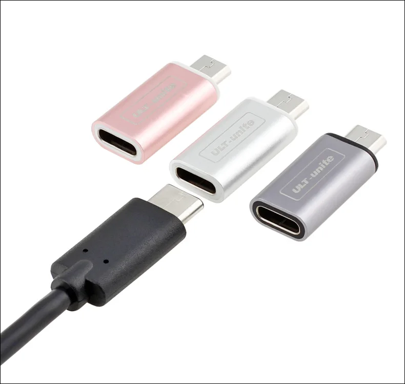 USB-C гнездо к Micro USB штекеру адаптер Type-c разъем для Android смартфона 3A Быстрая зарядка
