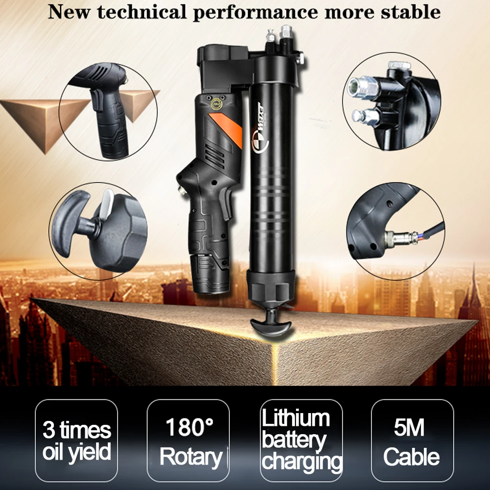 Mr Cartool BM-07 Электрический шприц для смазки Портативный перезаряжаемый литий