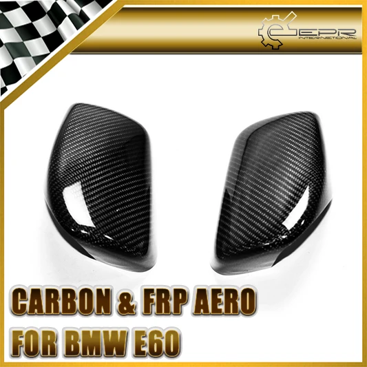 Автомобильный Стайлинг для BMW 2004 2009 E60 Крышка зеркала из углеродного волокна купе