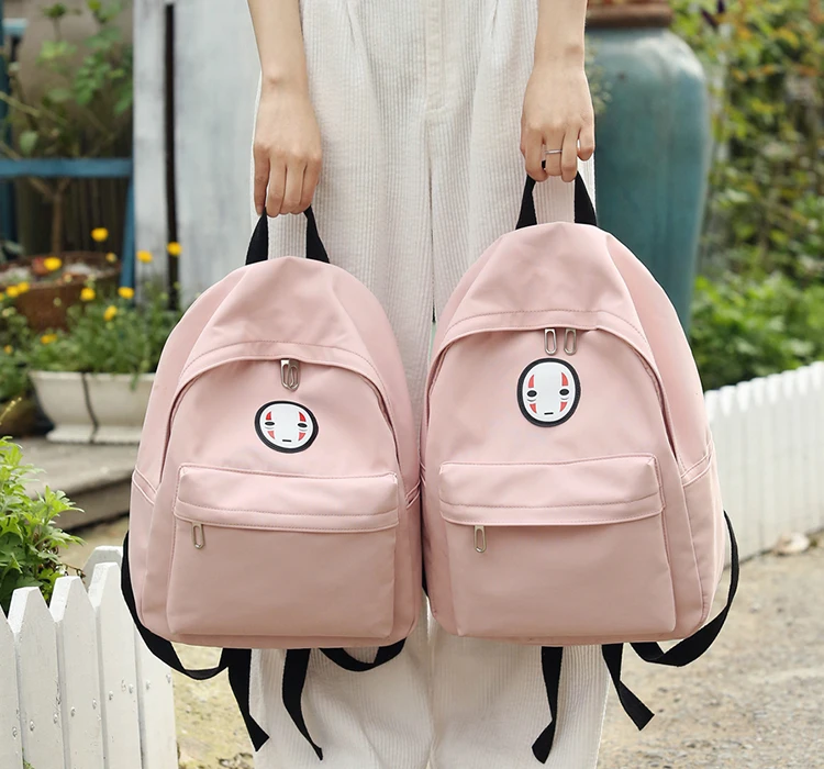 Harajuku милые женские холщовые рюкзаки, корейский Ulzzang, с принтом аниме, Kawaii, школьные сумки для подростков, девочек, водонепроницаемые, Mochila