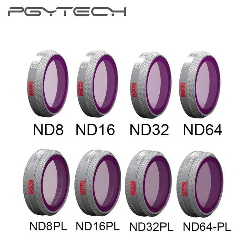 

Набор фильтров PGYTECH Mavic 2 с зумом ND8/16/32/64-PL, комплект объективов для камеры ND8/16/32/64 для DJI Mavic 2, аксессуары для дрона с зумом
