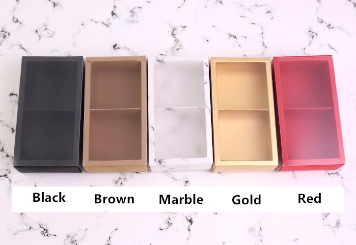 

16*9,4*5,2 см коробка из крафт-бумаги с прозрачной крышкой, бумажная коробка для тортов, коробка ручной работы для упаковки продуктов, Подарочная бумажная коробка, 100 шт./партия, бесплатная доставка