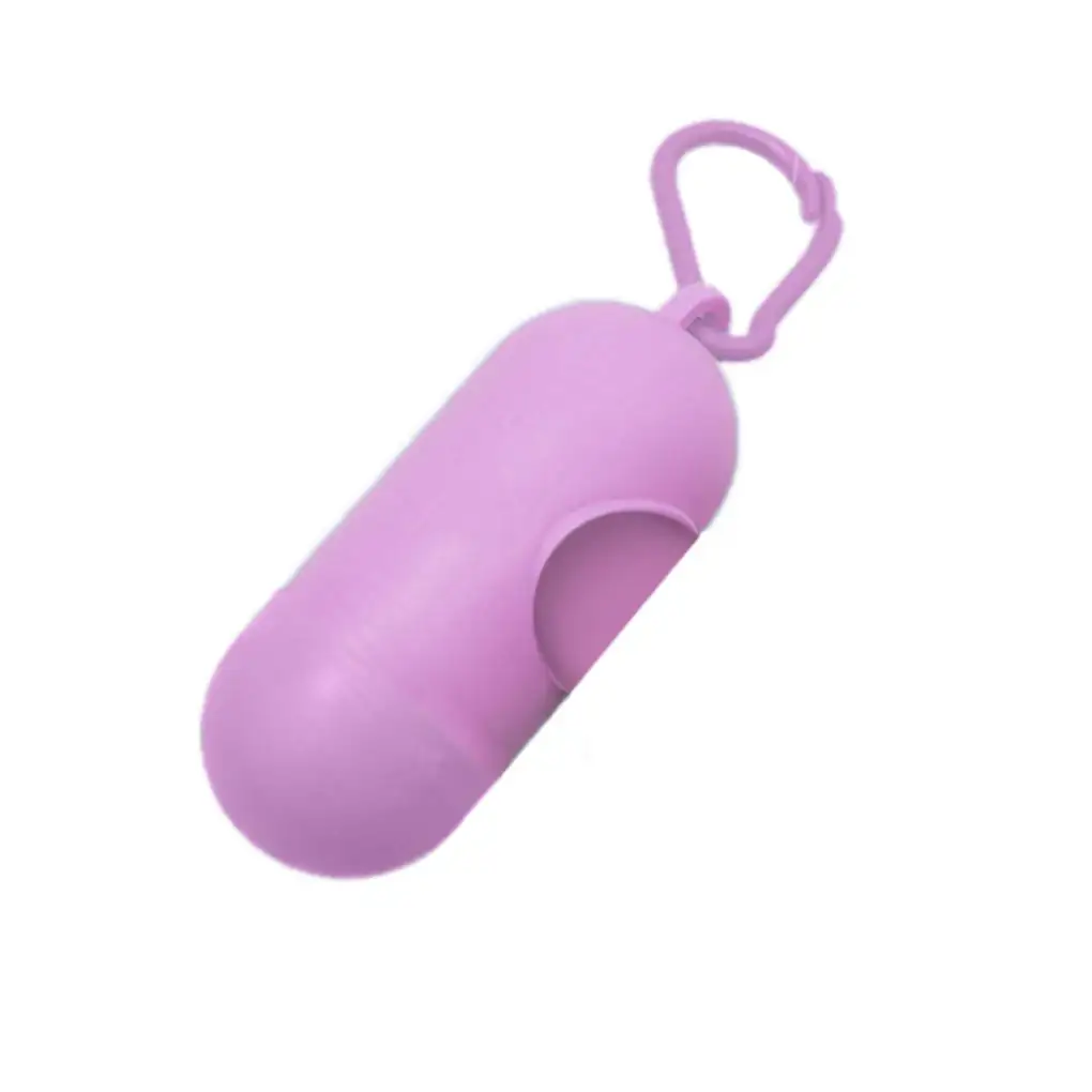 purple Новые пластиковые маленькие портативные детские сумки для подгузников, мешки для мусора, мешок для мусора, съемный мешок для подгузников - Цвет: purple