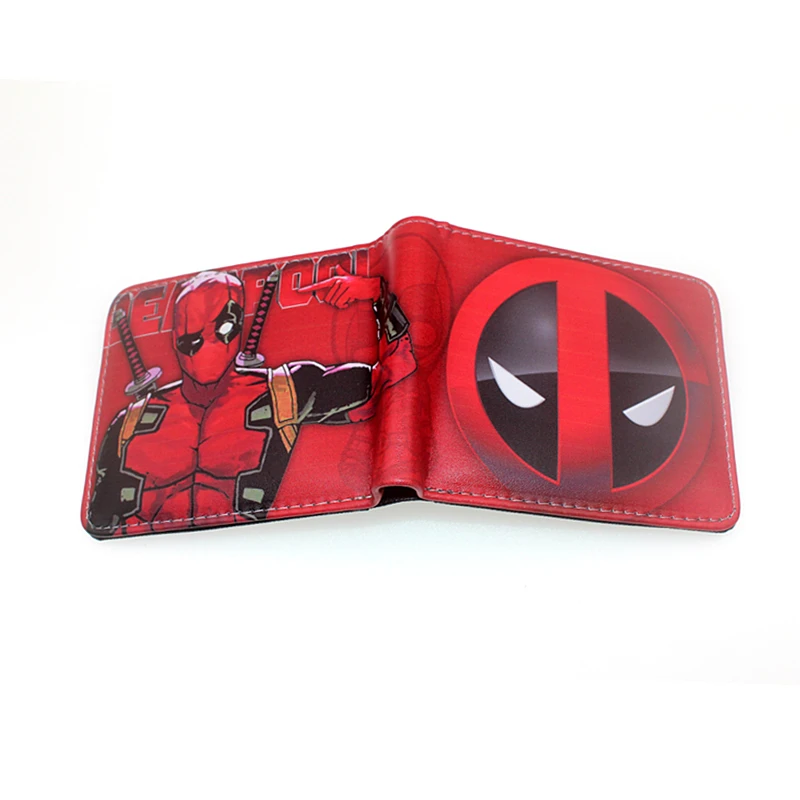Кошельки с персонажами мультфильмов коллекция героев marvel Дэдпул Халк кошелек для денег flashman бумажник Spiderman для монет - Цвет: 30