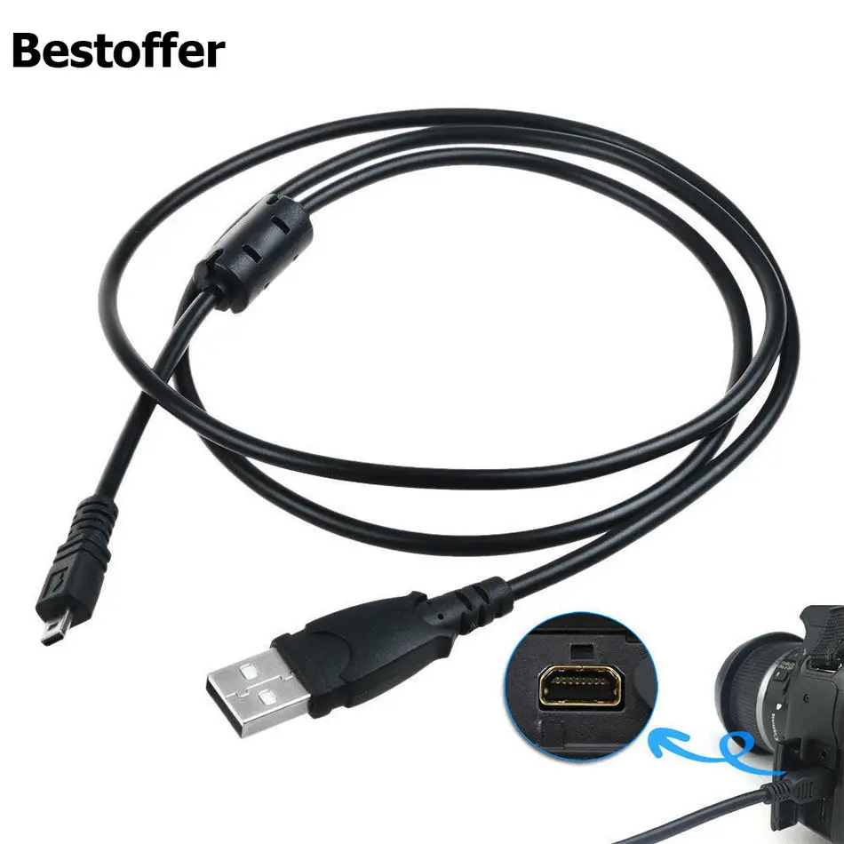 USB-кабель для зарядки и синхронизации данных 1 5 м Nikon DSLR D3200 D5000 D5100 | Электроника