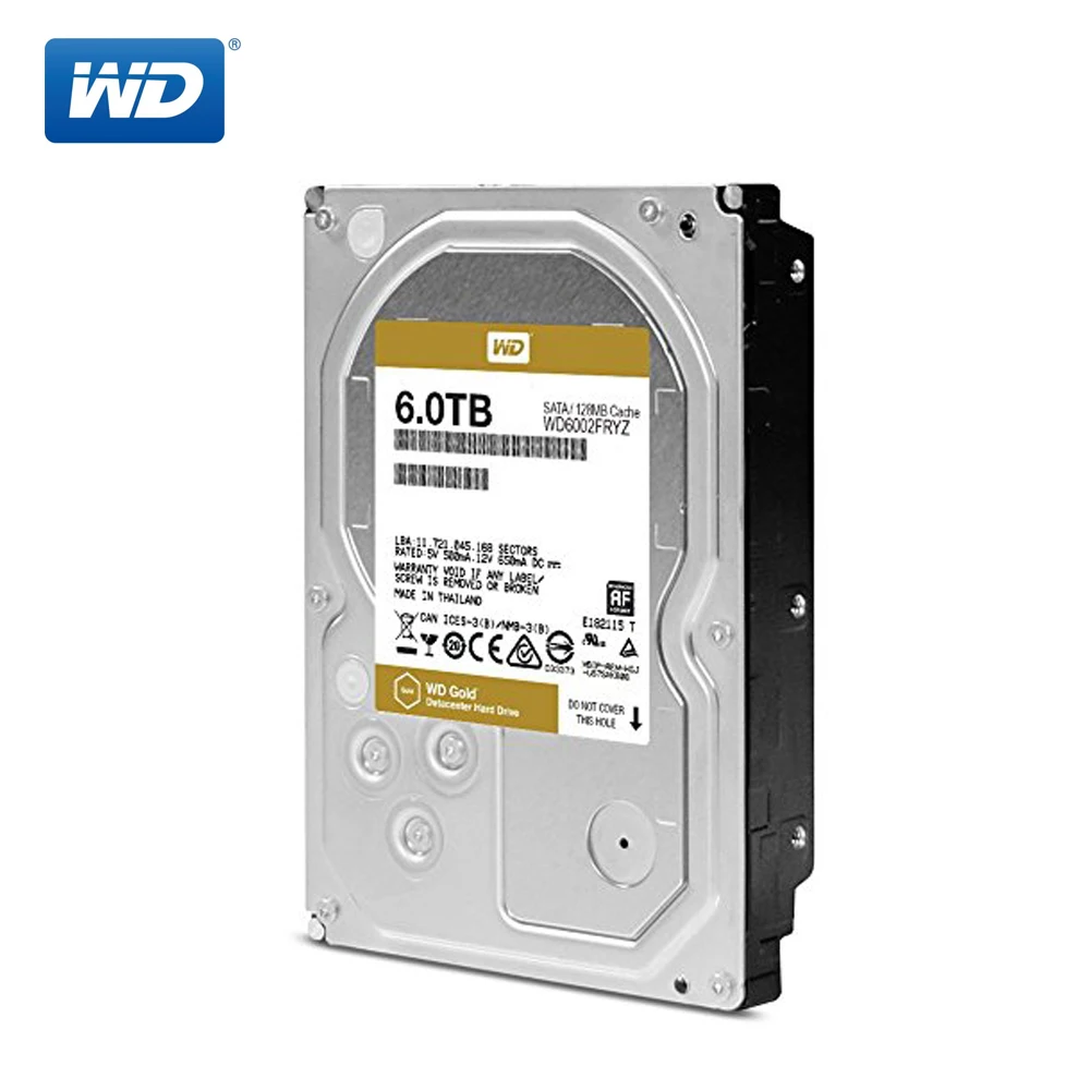 Western Digital Gold NAS жесткий 4 ТБ корпоративный диск Сетевое хранилище 3 5 񠾐 об/мин SATA3