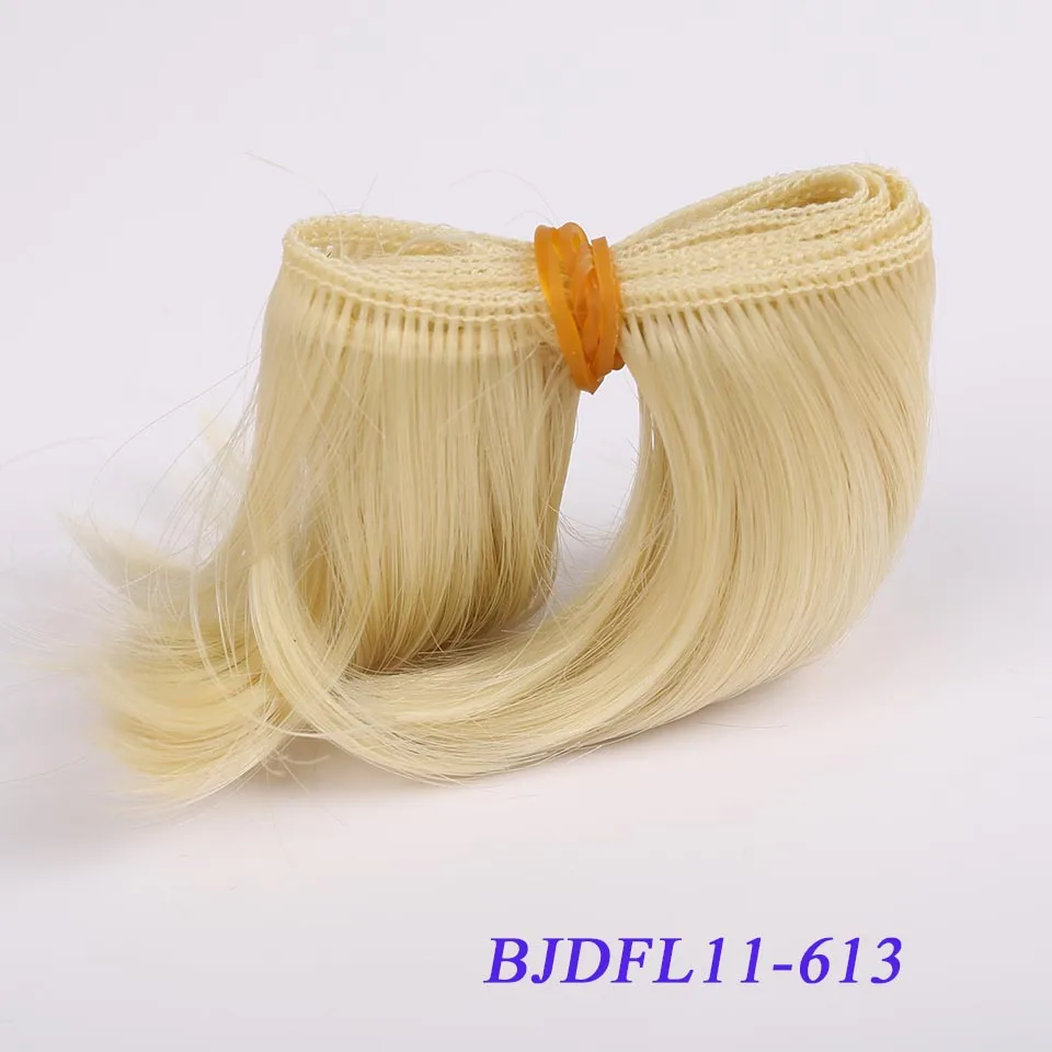 Bybrana 5 см* 100 см черный красный волосы парик BJD SD DIY парик для куклы