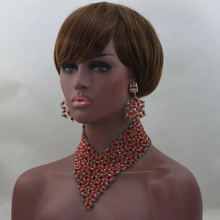 Большая Акция новейший дизайн нигерийские Свадебные африканские бусины