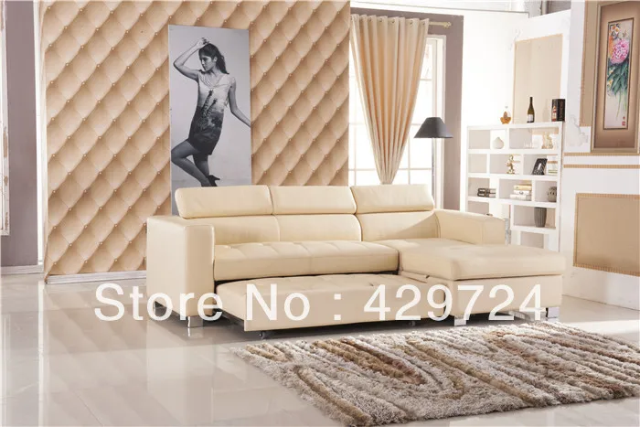 Бесплатная доставка диван кровать современный французский дизайн из кожи