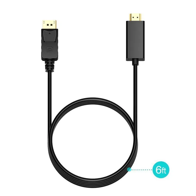 Кабель DP HDMI Male to DisplayPort для преобразования видео аудио кабель адаптер ПК HDTV