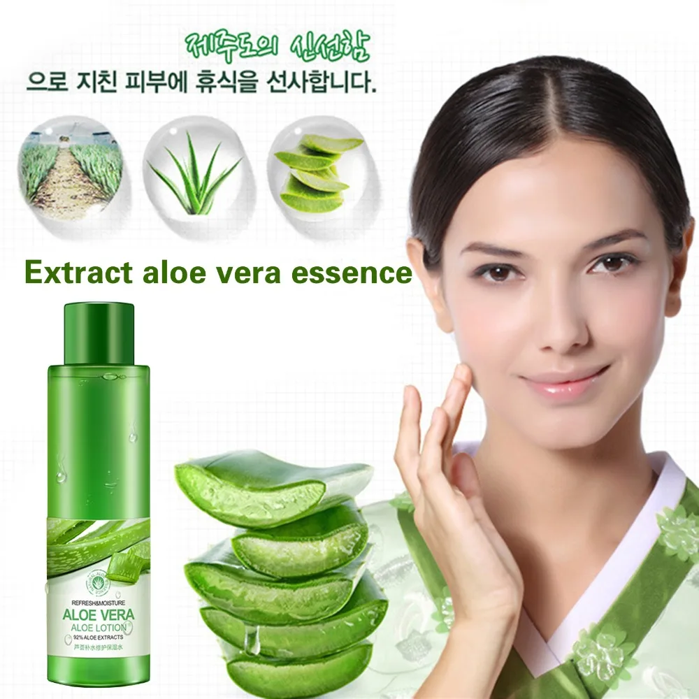 

Natural 92% Aloe Vera Gel Skin Rejuvenation Essence Lotion Moisturizing Emulsion Nourishing Water Lotion Cosmetics
