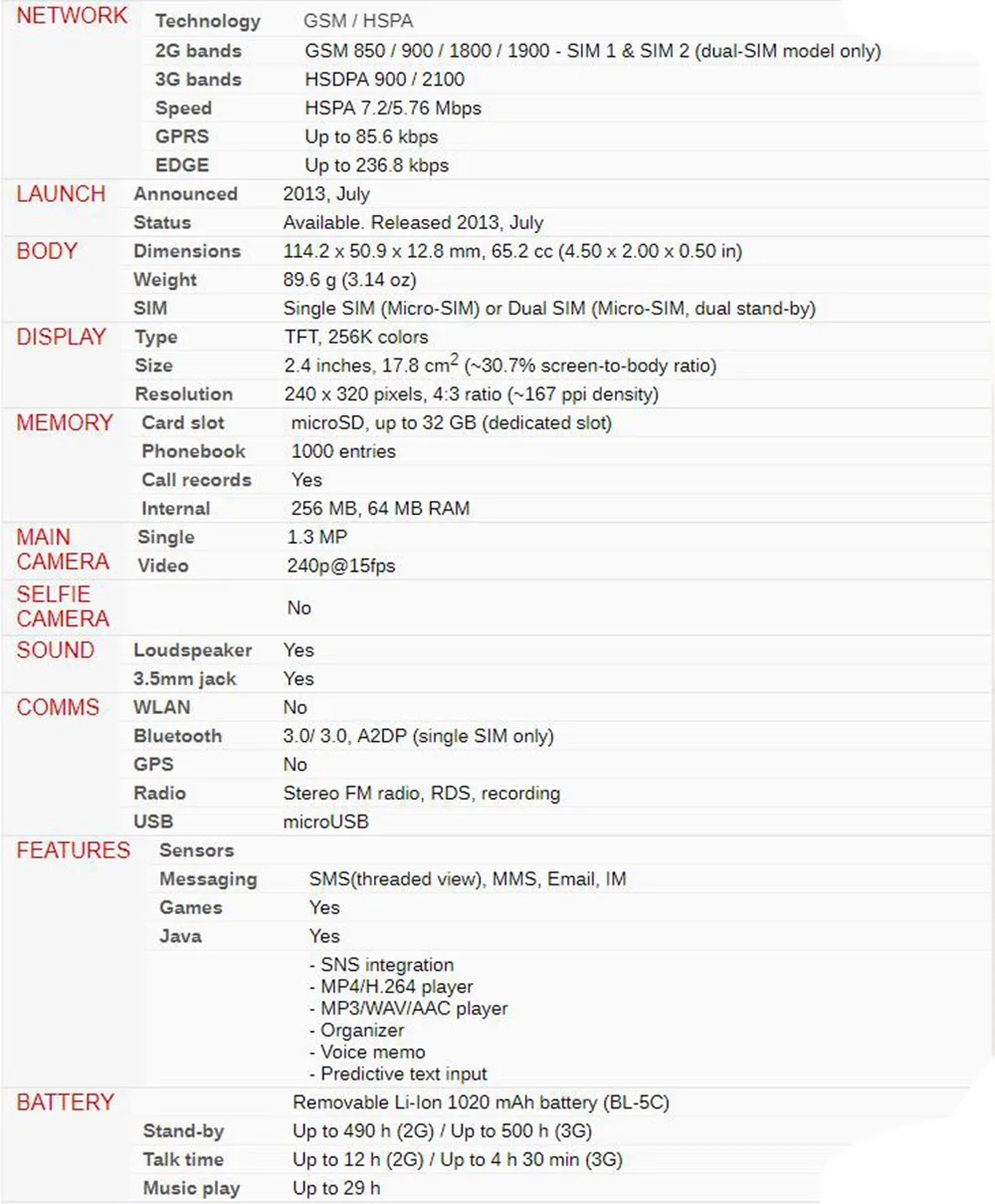 Отремонтированный телефон NOKIA 208 с одной sim-картой, GSM разблокированный мобильный телефон, английская/Иврит/Русская/арабская клавиатура
