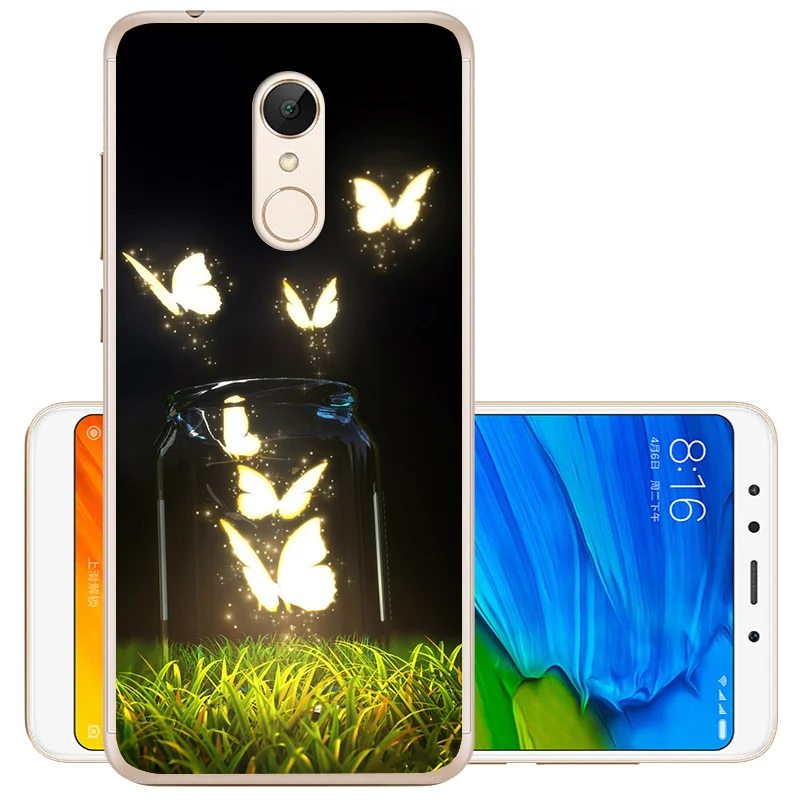 CROWNPRO для Xiaomi Redmi 5 Redmi5 силиконовый чехол Plus из ТПУ защитная задняя крышка|Бамперы| |