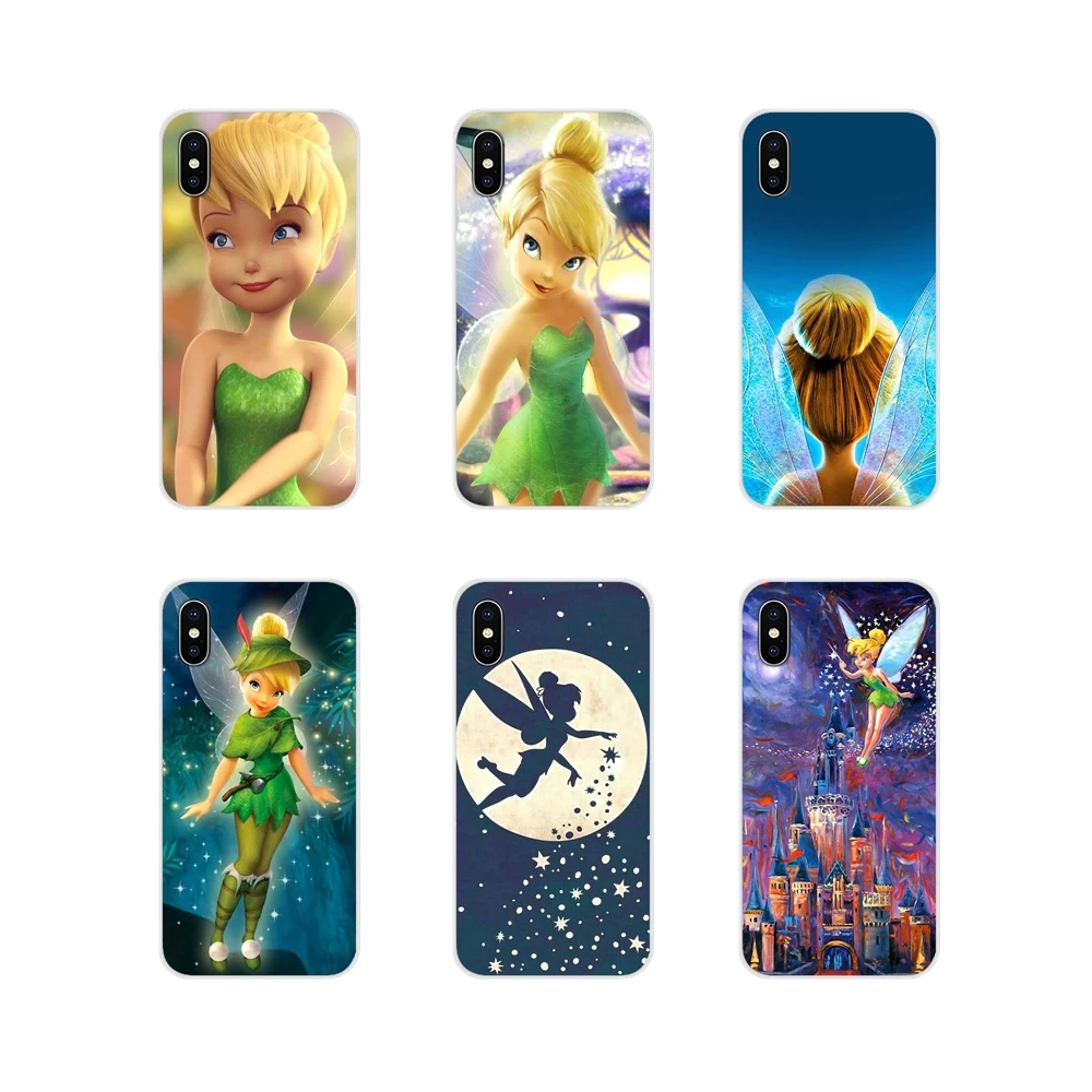 Tinkerbell в ТПУ с принтом &quotТардис (мягкий прозрачный просвечивающийся чехол Чехлы