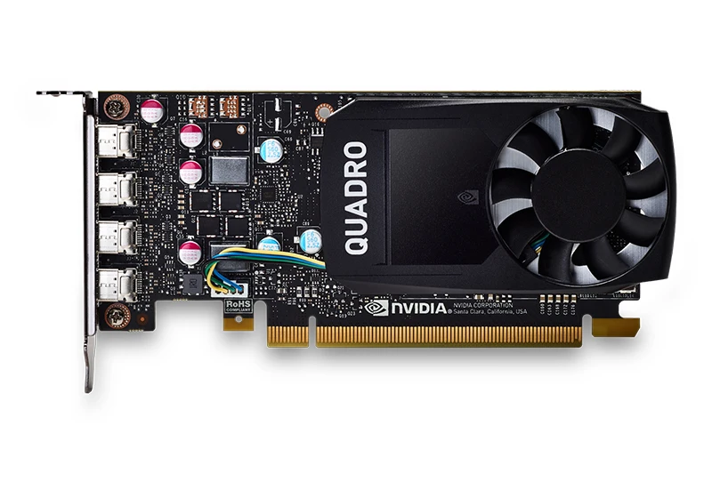 NVIDIA Quadro P620 / 2 ГБ GDDR5/128 бит/80 ГБ/сек./CUDA Core 512/PCI-E3.0/Профессиональная графика |