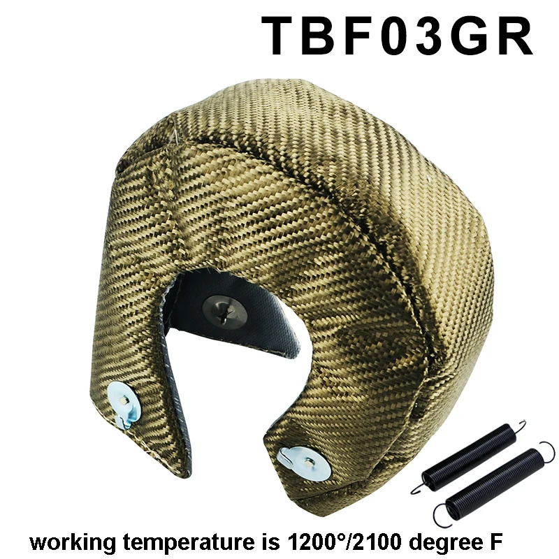 TBF03GR PQY- Полный титан T3 турбо одеяло Турбо тепловой щит подходит: t2 t25 t28 gt28 gt30 gt35 и большинство t3 турбо PQY-TBF03 - Цвет: TBF03GR